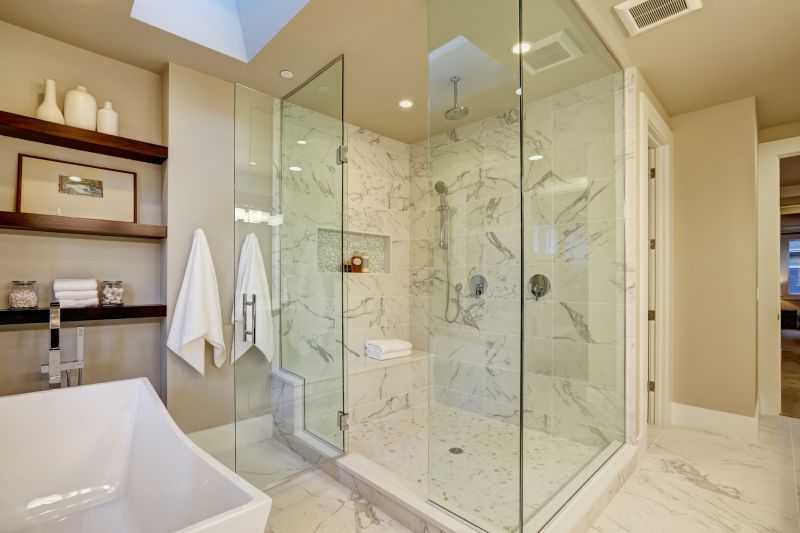 Luxury Bathroom with Frameless Shower
